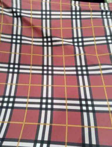 Wool Blended Check Pattern Shirt Fabric by Suresh Textiles