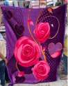  Floral designer Single Woolen Blanket