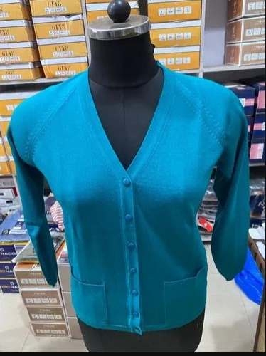 Fancy Ladies Cardigan At Wholesale Rate by Nautan Hosiery And Textiles