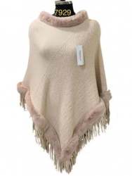 Party Wear Winter Poncho For Girls 