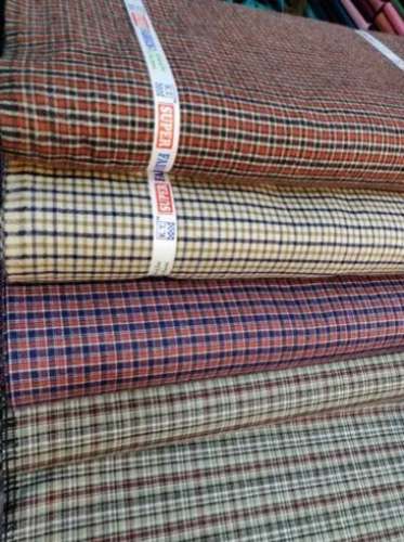 Checks Pattern Tweed Blazer Fabric  by Manocha Cloth House