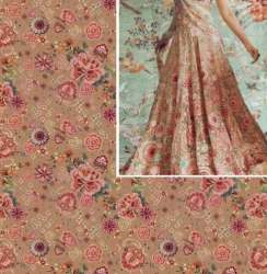 Tebi Satin Digital Print Fabric 