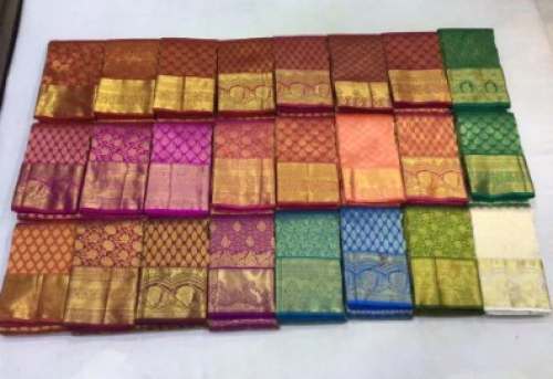 Fancy Collection Brocade Saree At Wholesale Rate by Madan Silk Sarees