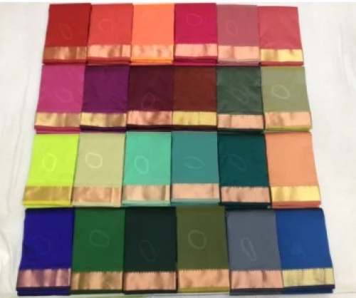 Plain Kerala Cotton Saree At Wholesale Rate by Madan Silk Sarees