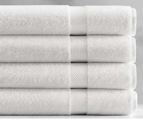 30*60 White Bath Towel  by Onesource International Private Limited