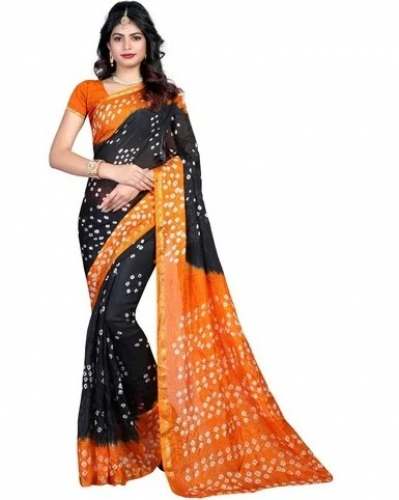 Party Wear Chiffon Bandhani Saree by V K Creation by V K Creations