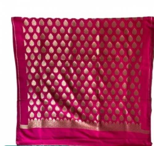 Fancy Pink Banarasi Silk Dress Material At Wholesale Rate by Evergreen