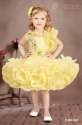 Kids Yellow Party Wear Frock