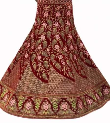 Fancy Jarkan Embroidery Bridal Lehenga For Women by JB Designers