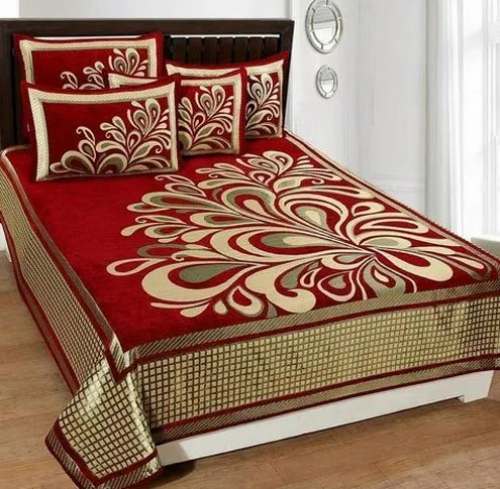 Stylish Cotton Stylish Double Bed Sheet by Tulsi Dass Ashok Kumar