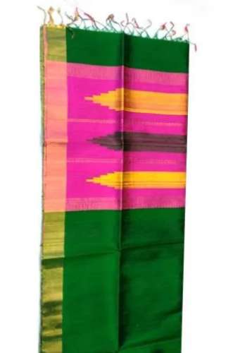 Multicolor Fashion Bridal Wear Silk Patola Saree by Mahendra & Co.