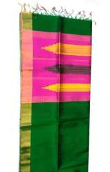 Multicolor Fashion Bridal Wear Silk Patola Saree