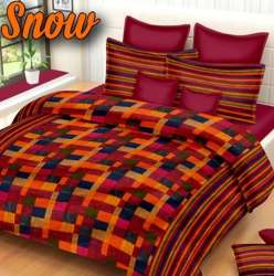 Designer Double Cotton Printed Bed Sheet 