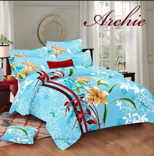 Printed Cotton Double Bed Sheet  by Adarsh Handloom Industries