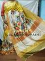 New Collection Handpainted Silk Saree thumb 1
