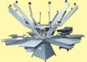 Multi Frame Screen Printing Machine
