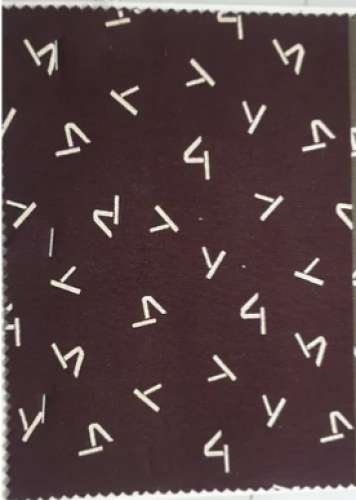 Brown color Casual Wear Printed cotton shirting fabric  by Arasuri Enterprise