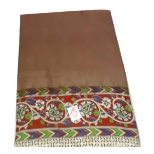 Ladies Cotton Kalamkari Saree by Hindustan Processing Works