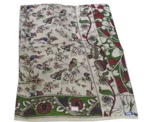 Ladies Kalamkari Silk Saree by Hindustan Processing Works