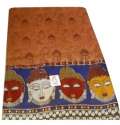  Ladies Printed Cotton Kalamkari Saree