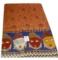  Ladies Printed Cotton Kalamkari Saree