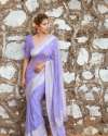 balck-color-kanjivaram-saree-with-matching-lavende