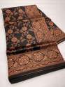 Black color Banarasi Soft Silk Sarees thumb 3
