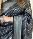 Black colour Partywear Kanjivaram Banarasi soft silk saree thumb 2