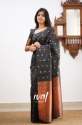 Black Zari Woven Kanjivaram Silk Wedding Saree thumb 3