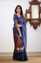 Blue Zari Woven Kanjivaram Silk Wedding Saree thumb 2