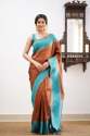 Coffee Color Soft Kanjivaram SilkWedding Saree With Blouse thumb 7