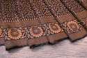 Copper Zari Brown Banarasi Saree  thumb 3