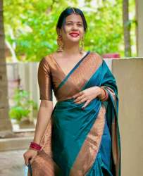 Esomic Present Outstanding Banarasi Soft Silk Saree