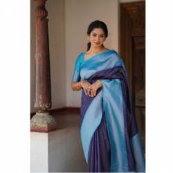 Esomic's Stylish Soft Silk Banarasi saree 
