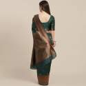 Fabulous Green Banarasi Pure Silk Kanjivaram Saree With Blouse thumb 2