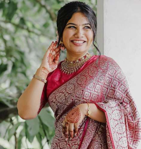 Festive Look Banarasi Soft Silk Saree