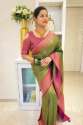 Festive Wear Pretty Banarasi Soft Silk Saree  thumb 11