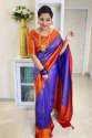 Festive Wear Pretty Banarasi Soft Silk Saree  thumb 3