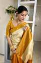 Festive Wear Pretty Banarasi Soft Silk Saree  thumb 4