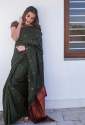 Heart Winning green Soft Silk Saree thumb 9