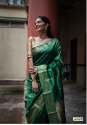 Latest Green Colour Handloom Weaving Saree thumb 10