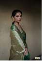 Latest Green Colour Handloom Weaving Saree thumb 3