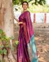 latest-purple-colour-pure-satin-weaving-silk-saree
