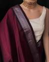 Maroon All Over Design Soft Kanjivaram Silk Saree thumb 1