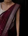 Maroon All Over Design Soft Kanjivaram Silk Saree thumb 2