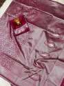 Maroon Rich Zari Weaving Banarasi Soft Silk Saree With Blouse thumb 10