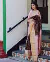 maroon-with-pink-border-banarasi-silk-saree