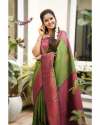New Launched Esomic Banarasi Silk Saree  thumb 16