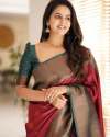 New Launched Esomic Banarasi Silk Saree  thumb 19