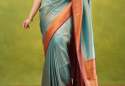 Party wear Soft Banarasi Silk Saree  thumb 10